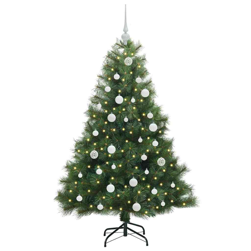 Vidaxx sapin de Noël artificiel avec 150 LED avec standard vert 150 cm PE et PVC
