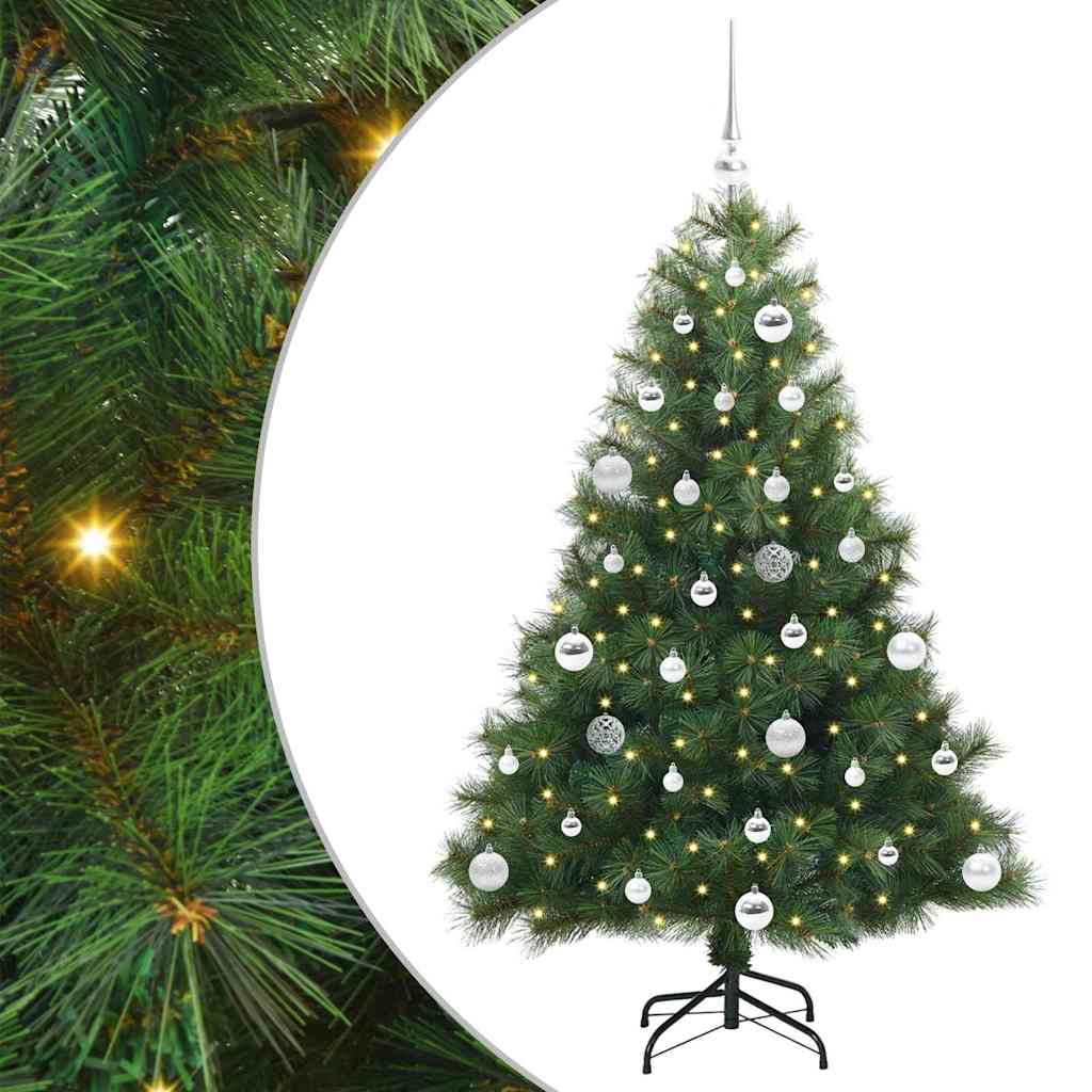 Vidaxx sapin de Noël artificiel avec 150 LED avec standard vert 150 cm PE et PVC