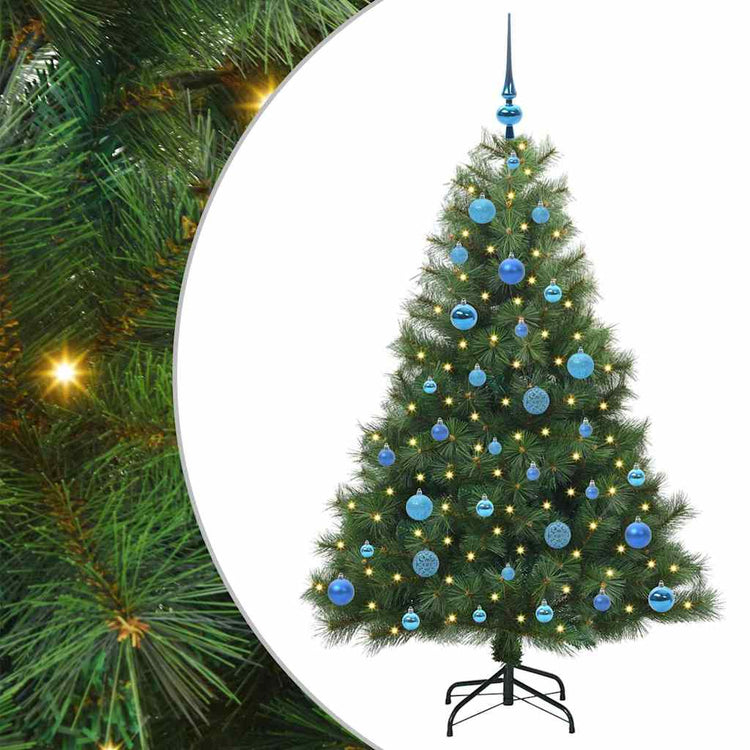 Vidaxx sapin de Noël artificiel avec 150 LED avec standard vert 150 cm PE et PVC