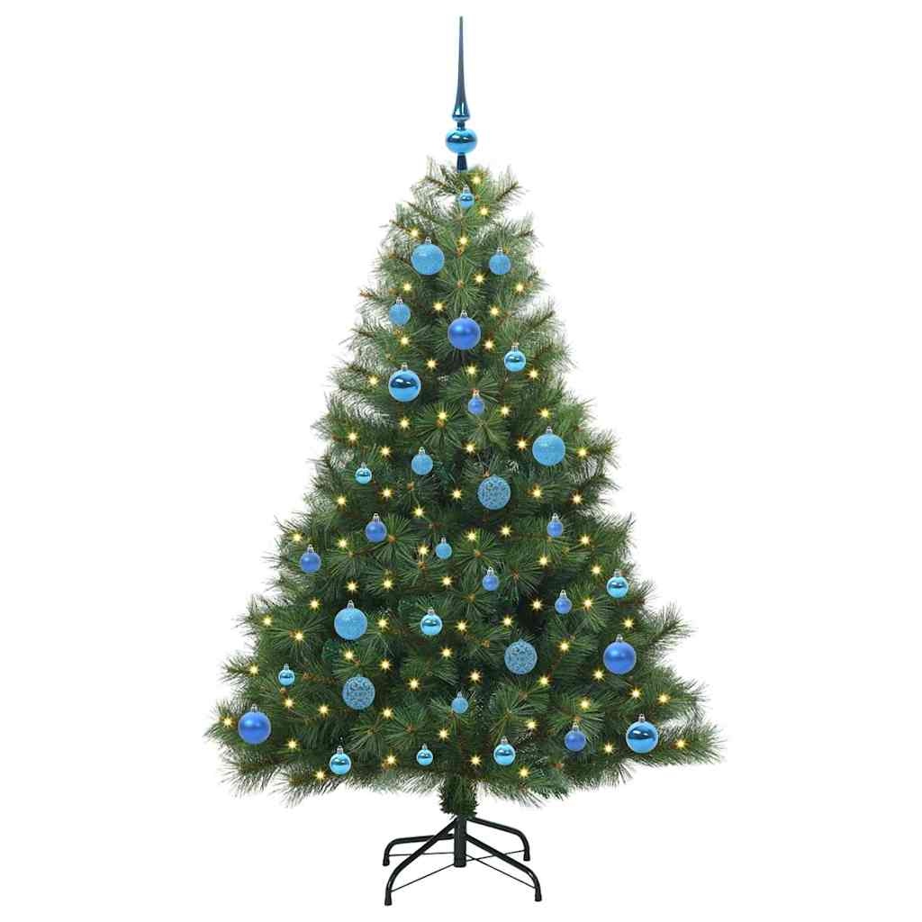 Vidaxx sapin de Noël artificiel avec 150 LED avec standard vert 150 cm PE et PVC