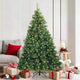 Vidaxx sapin de Noël artificiel avec 300 LED avec standard vert 180 cm PE et PVC