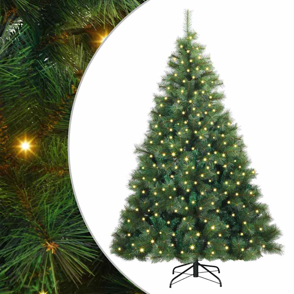Vidaxx sapin de Noël artificiel avec 300 LED avec standard vert 180 cm PE et PVC