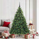 Vidaxx sapin de Noël artificiel avec 300 LED avec standard vert 180 cm PE et PVC