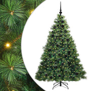Vidaxx sapin de Noël artificiel avec 300 LED avec standard vert 180 cm PE et PVC - afbeelding 2