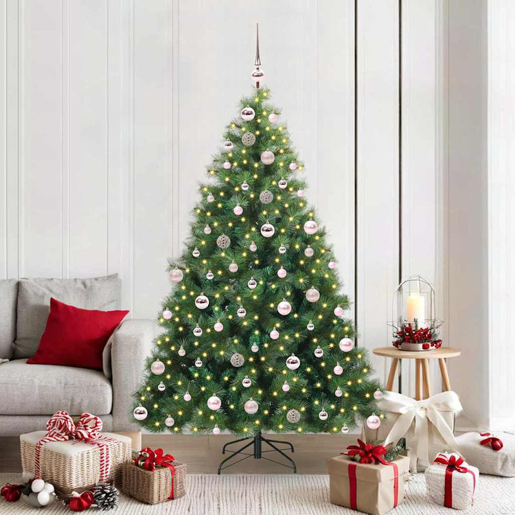 Vidaxx sapin de Noël artificiel avec 300 LED avec standard vert 180 cm PE et PVC