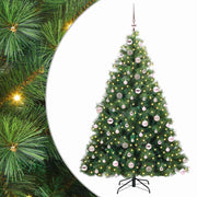 Vidaxx sapin de Noël artificiel avec 300 LED avec standard vert 180 cm PE et PVC - afbeelding 2