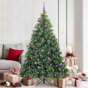 Vidaxx sapin de Noël artificiel avec 300 LED avec standard vert 180 cm PE et PVC - afbeelding 1