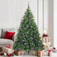 Vidaxx sapin de Noël artificiel avec 300 LED avec standard vert 180 cm PE et PVC