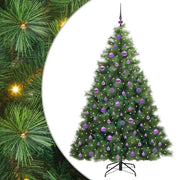 Vidaxx sapin de Noël artificiel avec 300 LED avec standard vert 180 cm PE et PVC - afbeelding 2