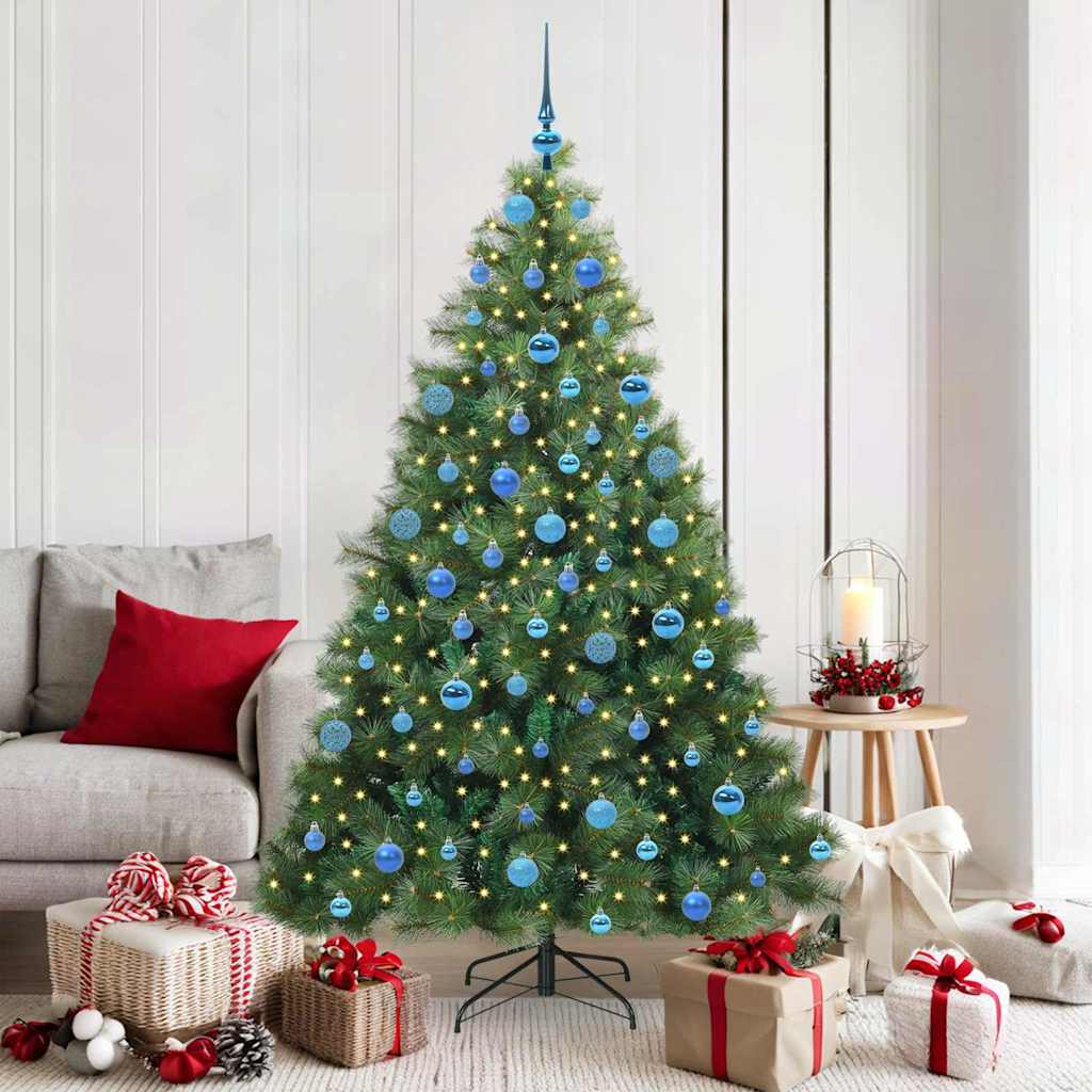 Vidaxx sapin de Noël artificiel avec 300 LED avec standard vert 180 cm PE et PVC