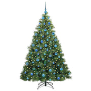 Vidaxx sapin de Noël artificiel avec 300 LED avec standard vert 180 cm PE et PVC - afbeelding 3