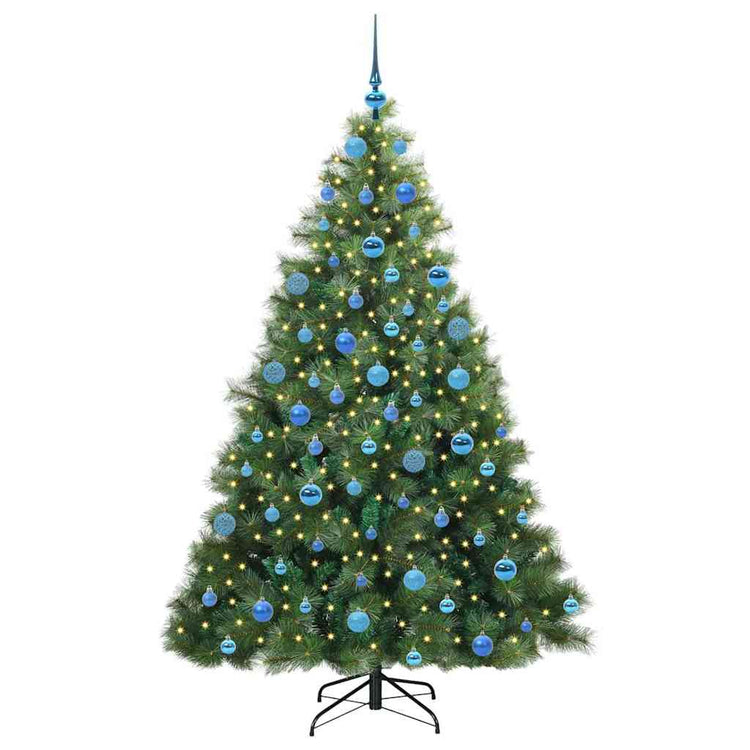Vidaxx sapin de Noël artificiel avec 300 LED avec standard vert 180 cm PE et PVC