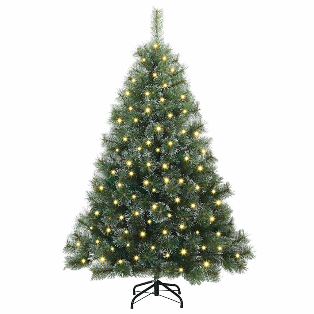 Vidaxx sapin de Noël artificiel avec 150 LED avec standard vert 150 cm PE et PVC