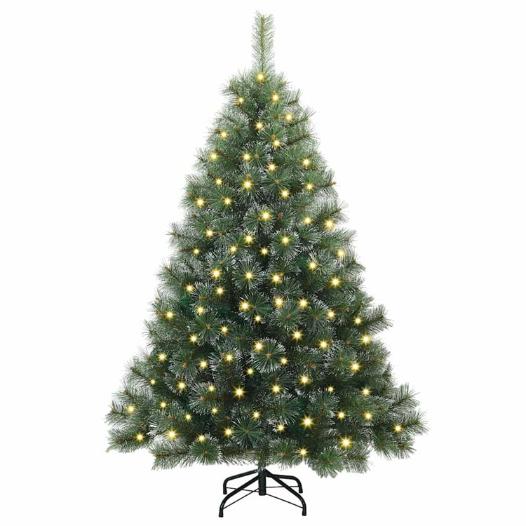 Vidaxx sapin de Noël artificiel avec 150 LED avec standard vert 150 cm PE et PVC