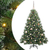 Vidaxx sapin de Noël artificiel avec 150 LED avec standard vert 150 cm PE et PVC