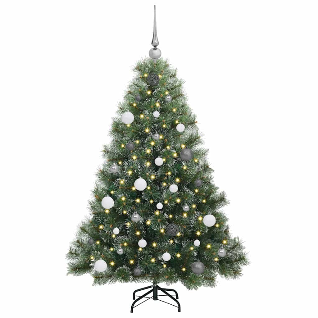 Vidaxx sapin de Noël artificiel avec 150 LED avec standard vert 150 cm PE et PVC