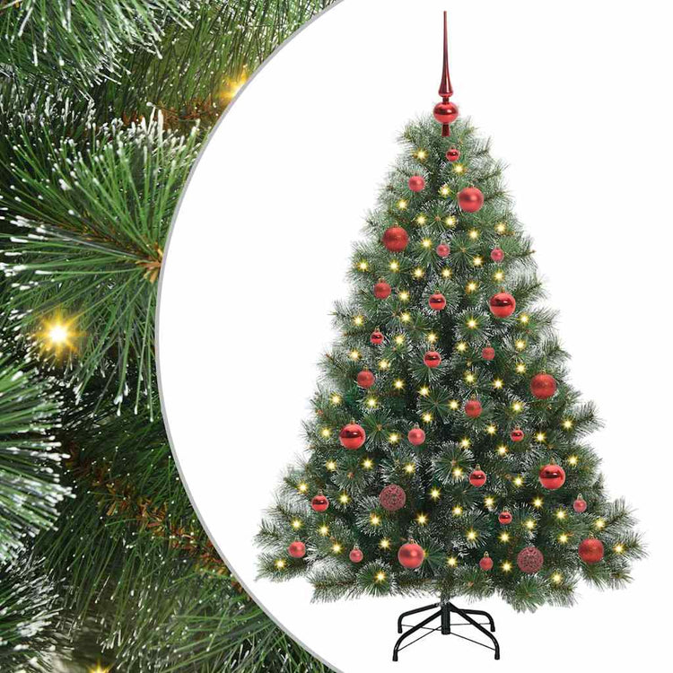Vidaxx sapin de Noël artificiel avec 150 LED avec standard vert 150 cm PE et PVC