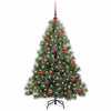 Vidaxx sapin de Noël artificiel avec 150 LED avec standard vert 150 cm PE et PVC