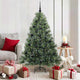 Vidaxx sapin de Noël artificiel avec 150 LED avec standard vert 150 cm PE et PVC