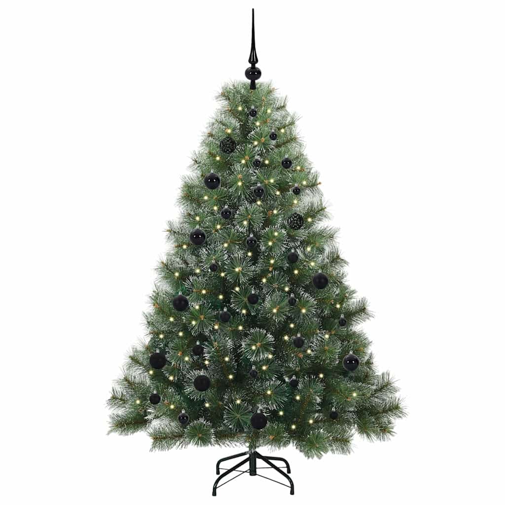 Vidaxx sapin de Noël artificiel avec 150 LED avec standard vert 150 cm PE et PVC