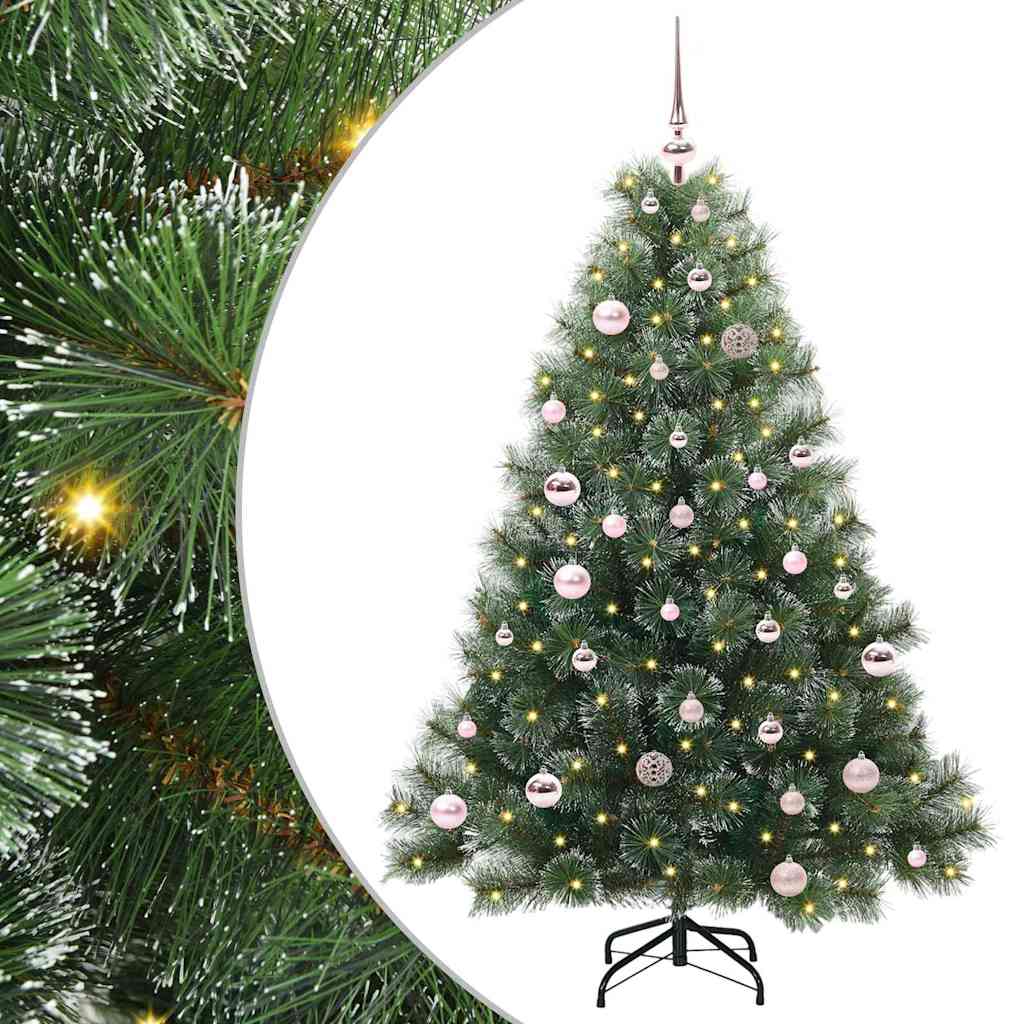 Vidaxx sapin de Noël artificiel avec 150 LED avec standard vert 150 cm PE et PVC