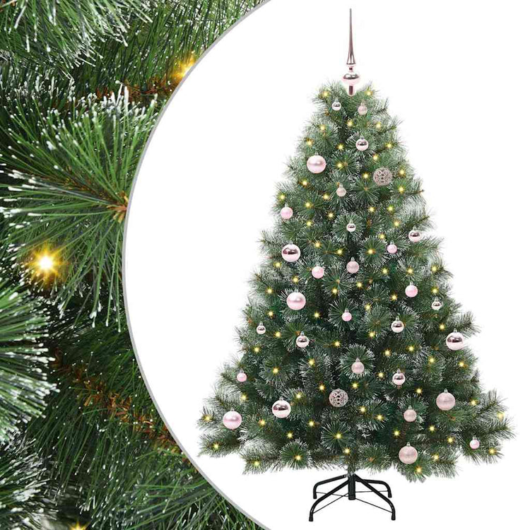 Vidaxx sapin de Noël artificiel avec 150 LED avec standard vert 150 cm PE et PVC
