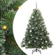 Vidaxx sapin de Noël artificiel avec 150 LED avec standard vert 150 cm PE et PVC