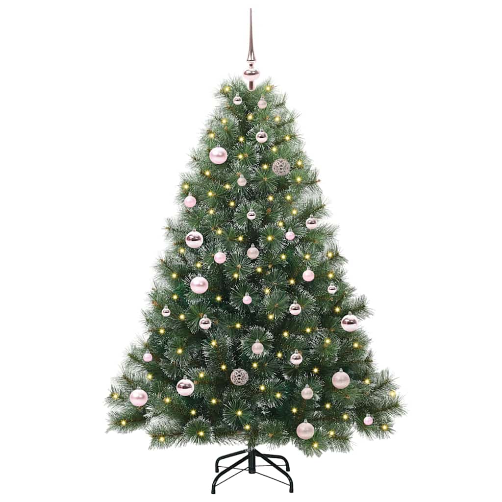 Vidaxx sapin de Noël artificiel avec 150 LED avec standard vert 150 cm PE et PVC