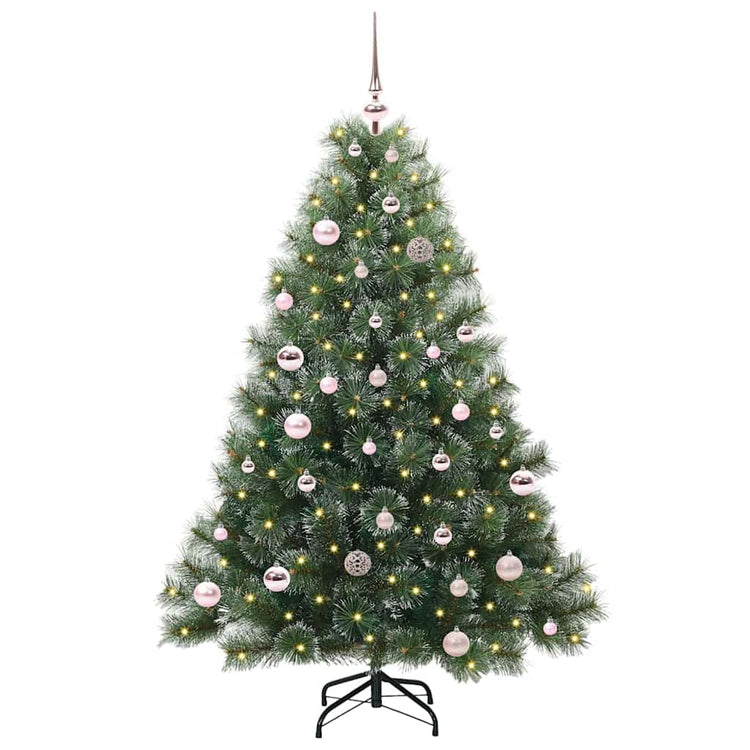 Vidaxx sapin de Noël artificiel avec 150 LED avec standard vert 150 cm PE et PVC