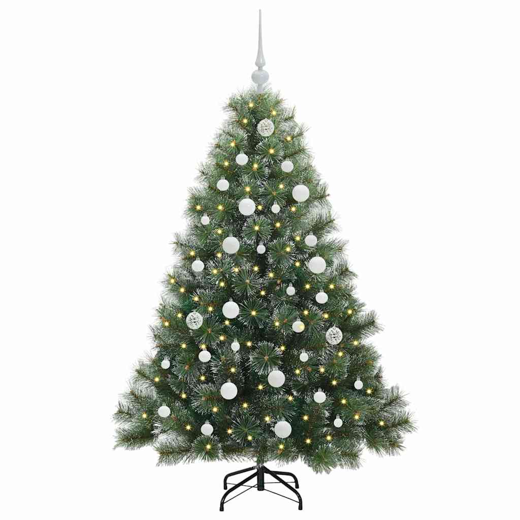 Vidaxx sapin de Noël artificiel avec 150 LED avec standard vert 150 cm PE et PVC