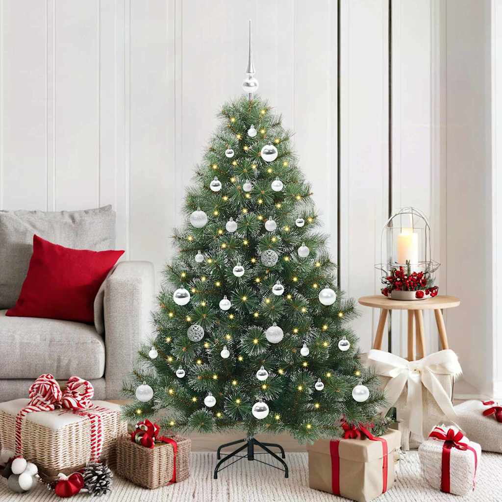 Vidaxx sapin de Noël artificiel avec 150 LED avec standard vert 150 cm PE et PVC