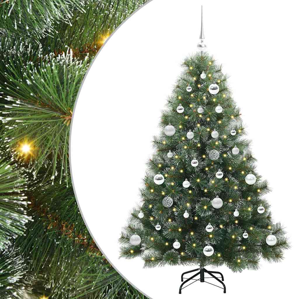 Vidaxx sapin de Noël artificiel avec 150 LED avec standard vert 150 cm PE et PVC