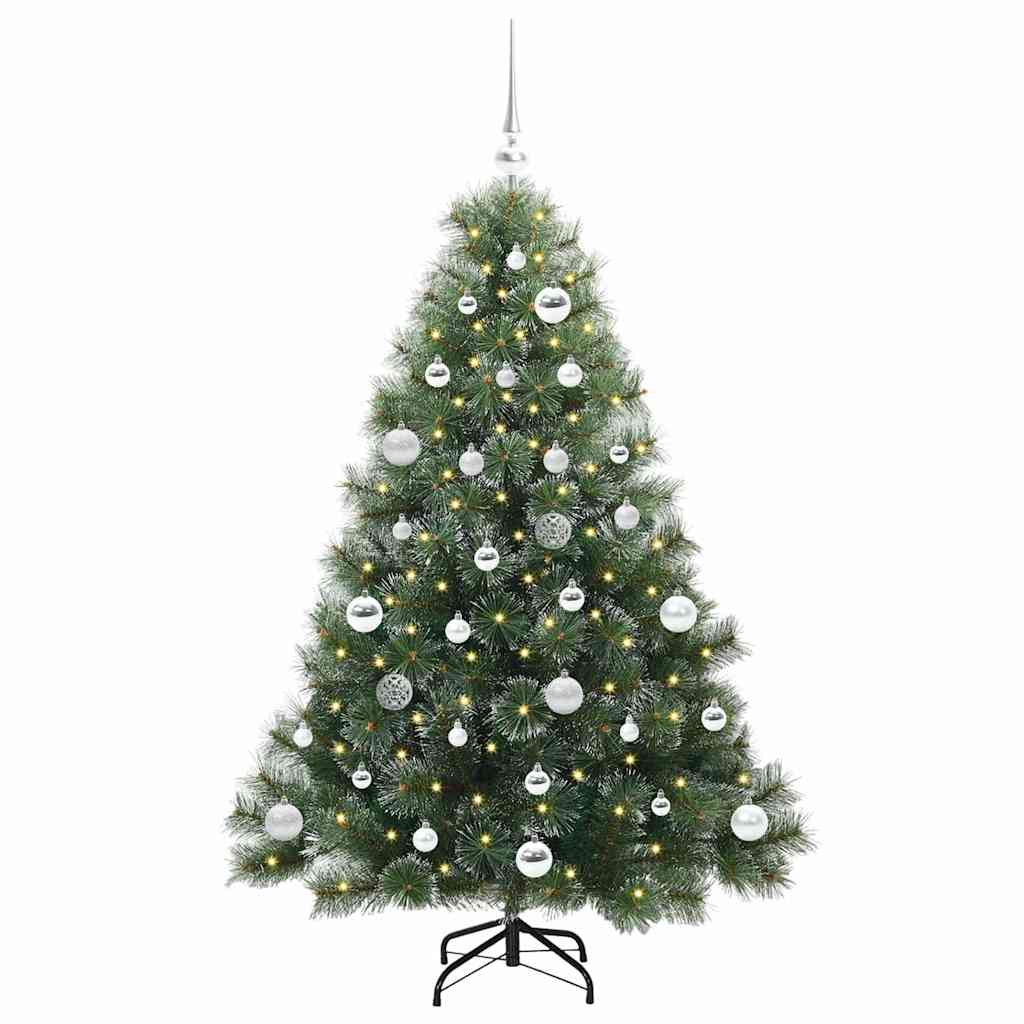 Vidaxx sapin de Noël artificiel avec 150 LED avec standard vert 150 cm PE et PVC