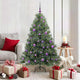 Vidaxx sapin de Noël artificiel avec 150 LED avec standard vert 150 cm PE et PVC