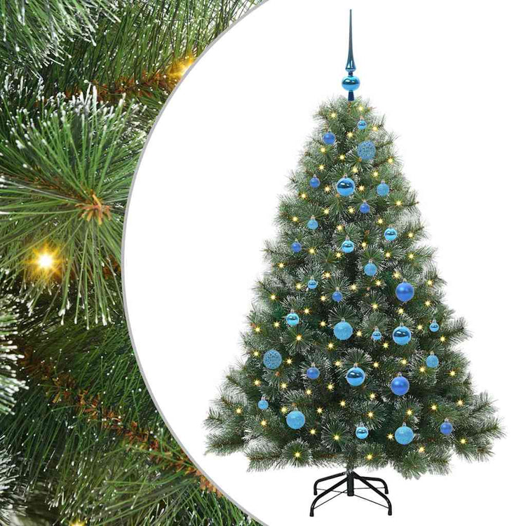 Vidaxx sapin de Noël artificiel avec 150 LED avec standard vert 150 cm PE et PVC