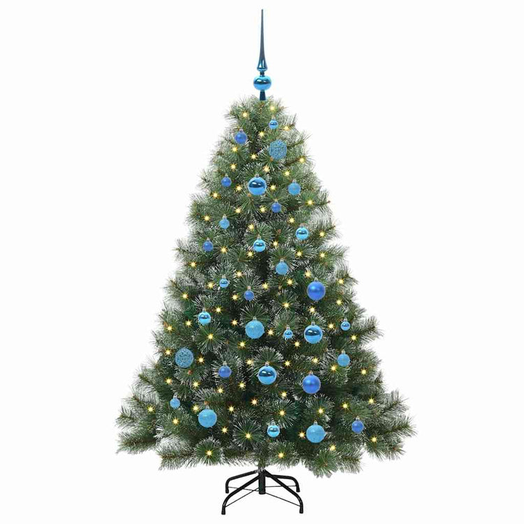 Vidaxx sapin de Noël artificiel avec 150 LED avec standard vert 150 cm PE et PVC