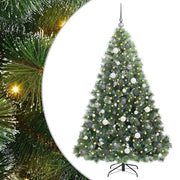 Vidaxx sapin de Noël artificiel avec 300 LED avec standard vert 180 cm PE et PVC - afbeelding 2