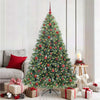 Vidaxx sapin de Noël artificiel avec 300 LED avec standard vert 180 cm PE et PVC