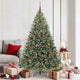 Vidaxx sapin de Noël artificiel avec 300 LED avec standard vert 180 cm PE et PVC