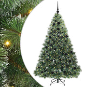 Vidaxx sapin de Noël artificiel avec 300 LED avec standard vert 180 cm PE et PVC - afbeelding 2