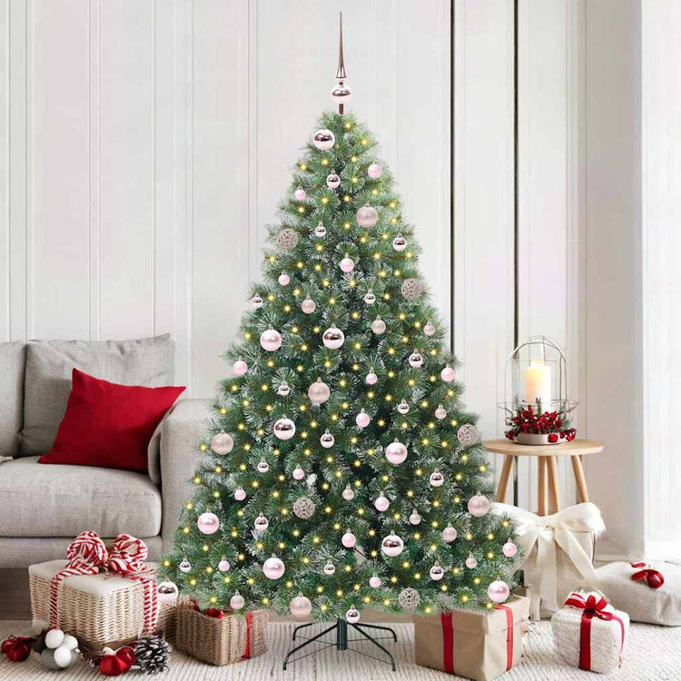 Vidaxx sapin de Noël artificiel avec 300 LED avec standard vert 180 cm PE et PVC
