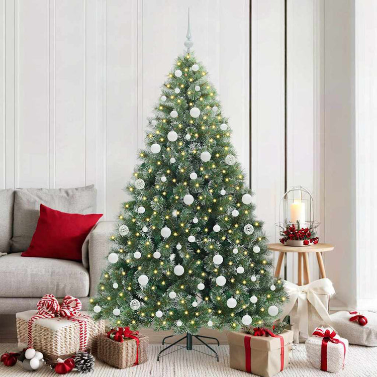 Vidaxx sapin de Noël artificiel avec 300 LED avec standard vert 180 cm PE et PVC