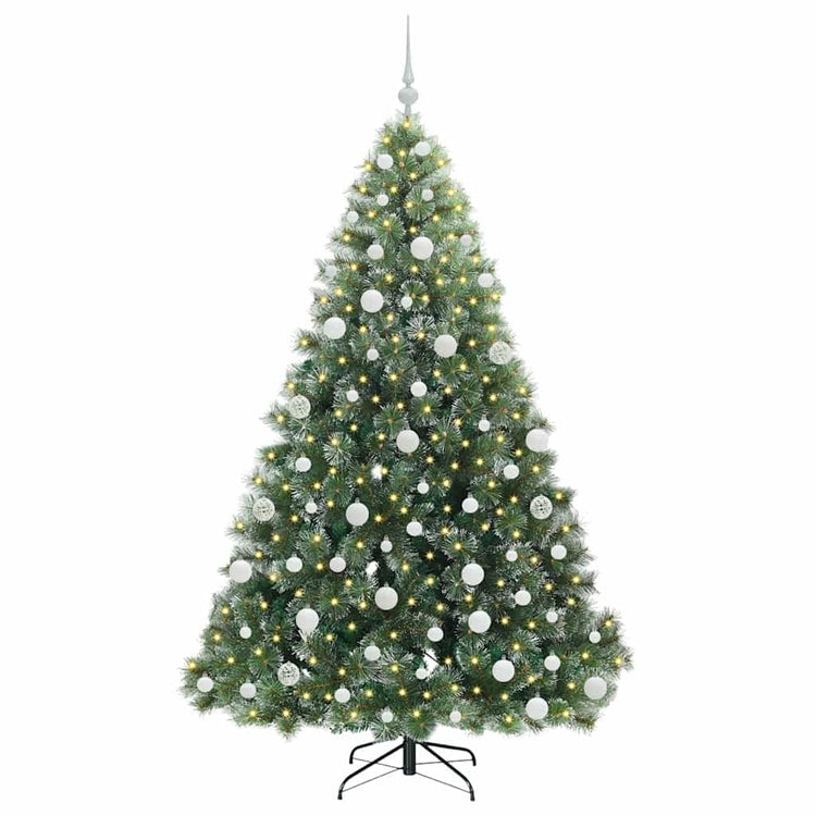Vidaxx sapin de Noël artificiel avec 300 LED avec standard vert 180 cm PE et PVC