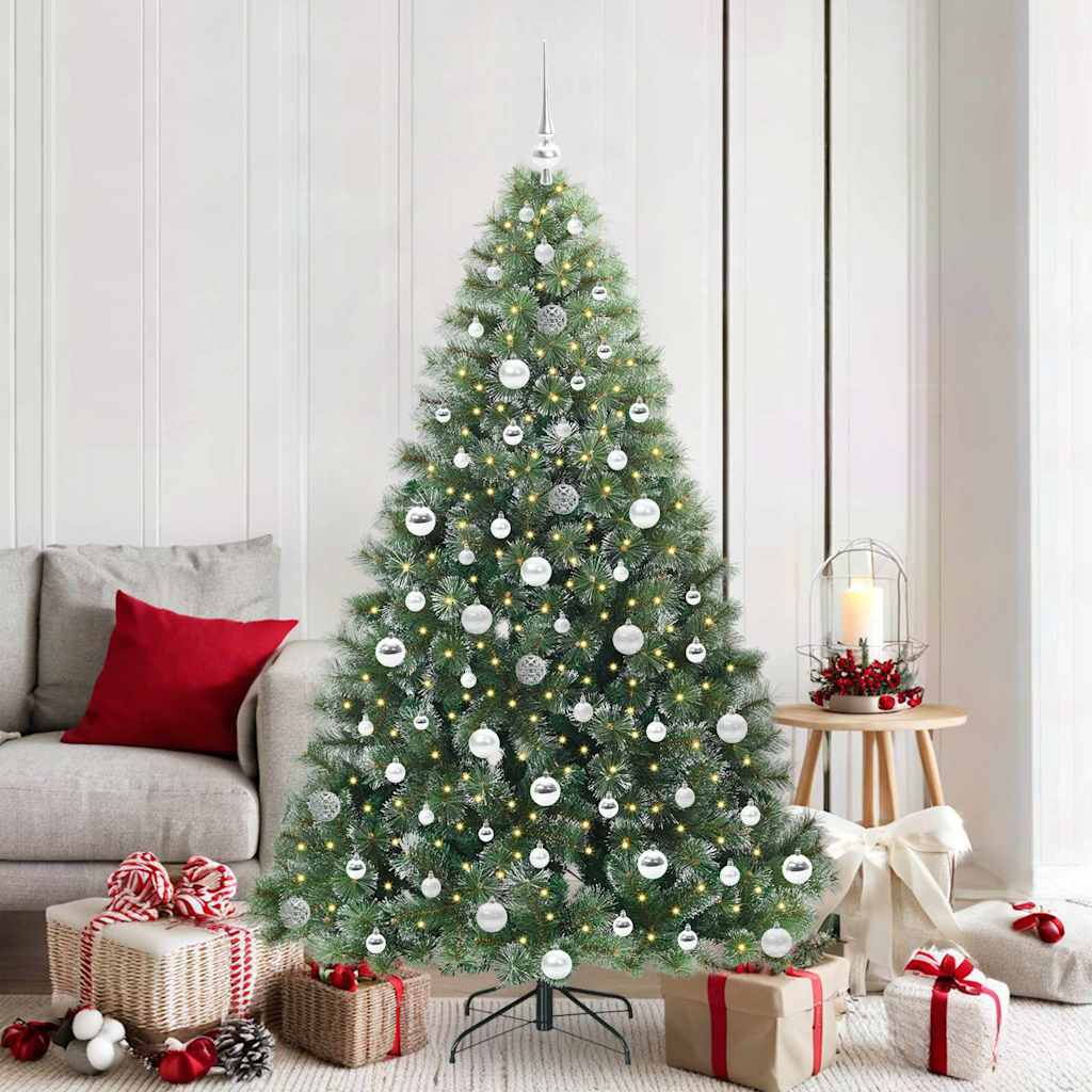 Vidaxx sapin de Noël artificiel avec 300 LED avec standard vert 180 cm PE et PVC