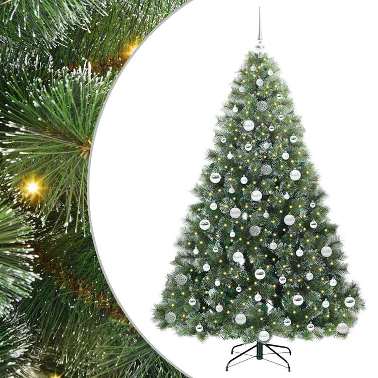 Vidaxx sapin de Noël artificiel avec 300 LED avec standard vert 180 cm PE et PVC