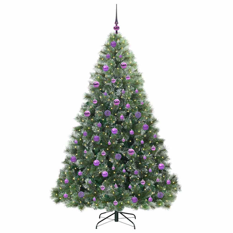 Vidaxx sapin de Noël artificiel avec 300 LED avec standard vert 180 cm PE et PVC