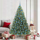 Vidaxx sapin de Noël artificiel avec 300 LED avec standard vert 180 cm PE et PVC
