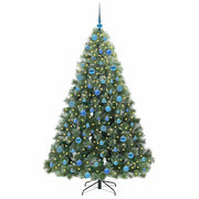 Vidaxx sapin de Noël artificiel avec 300 LED avec standard vert 180 cm PE et PVC - afbeelding 3