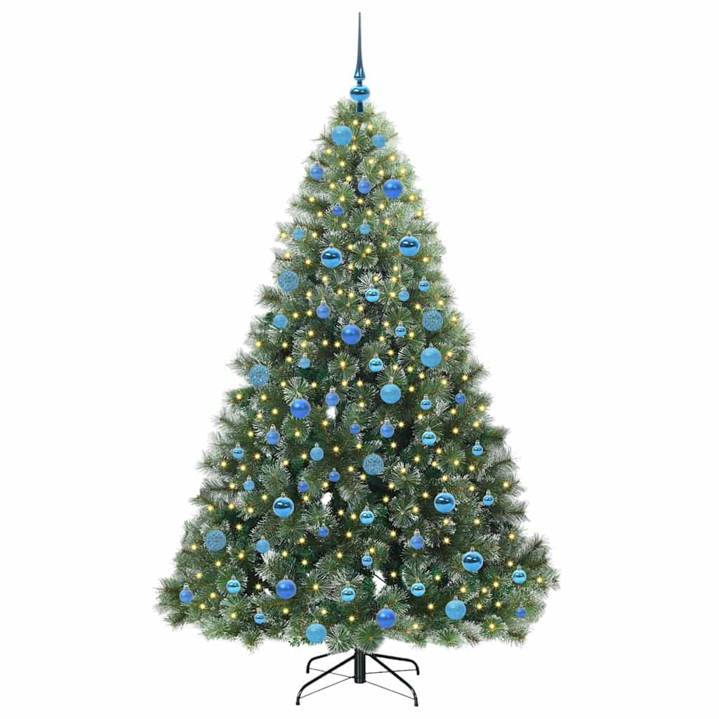 Vidaxx sapin de Noël artificiel avec 300 LED avec standard vert 180 cm PE et PVC