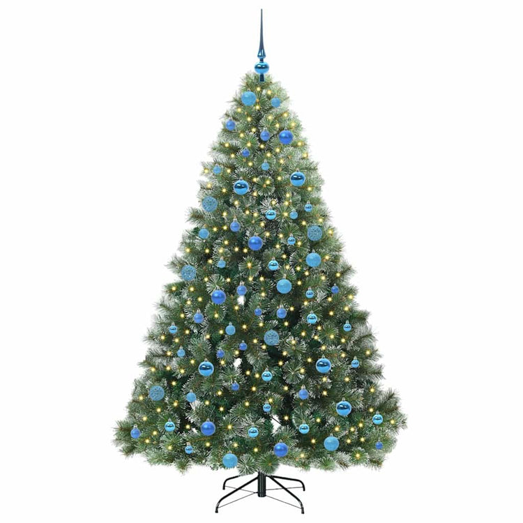 Vidaxx sapin de Noël artificiel avec 300 LED avec standard vert 180 cm PE et PVC